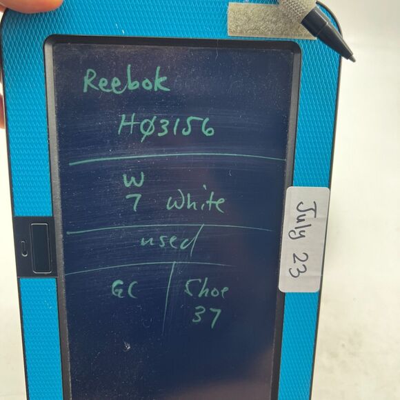 Reebok Collina Strada Classic Sneaker Womens 7 White Leather Call Mom Shoes - Picture 12 of 14